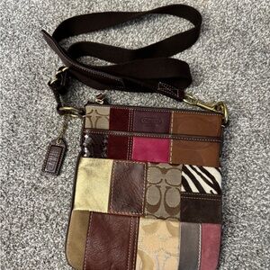 Vintage Authentic COACH Patchwork Crossbody